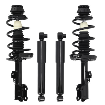 Front Rear Complete Struts w/ Coil Springs compatible for Kia Soul 2010 - 2013 172968