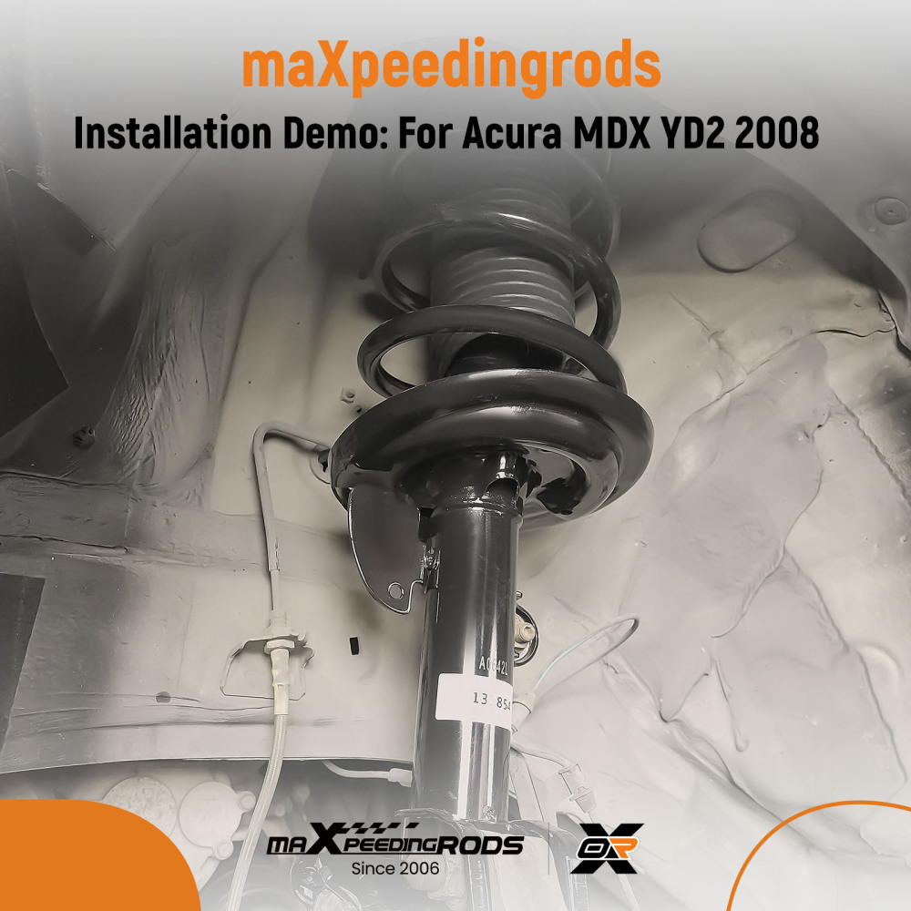 Front Complete Struts w/Spring Rear Shocks compatible for Acura MDX 2007-2013 ZDX 2010-2013