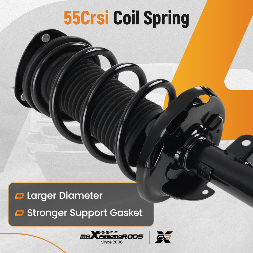 Front Complete Struts w/Spring Rear Shocks compatible for Acura MDX 2007-2013 ZDX 2010-2013