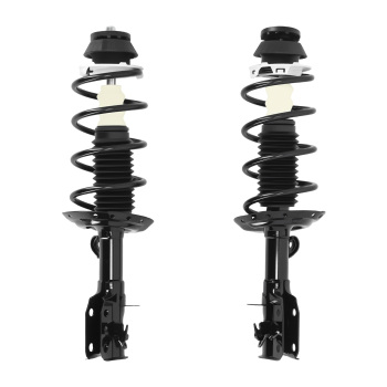 Set 4 Front Complete Strut w/ Coil Spring Rear Shock Kit For 2009-2013 compatible for Honda Fit