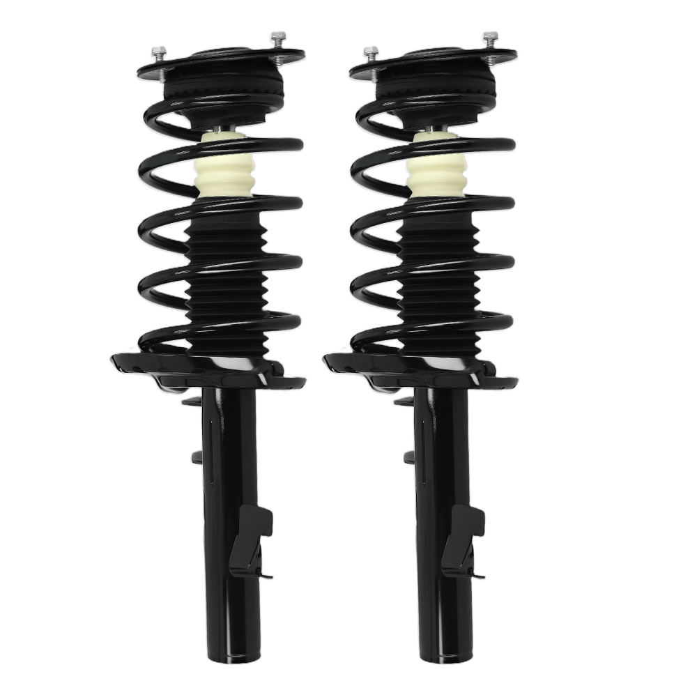 Pair Front Complete Struts w/Coil Springs compatible for VOLVO S80 2007 - 2016 V70 08-10