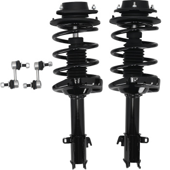 Front Complete Struts Coil SpringSway Bar Links compatible for Subaru Legacy 2010-2012