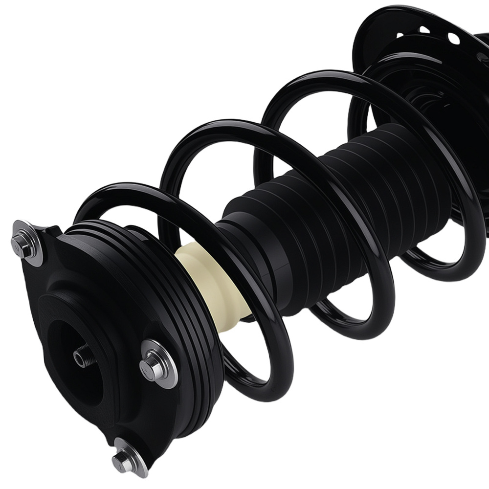 Pair Front Complete Struts w/Coil Springs compatible for Nissan Juke AWD 2011-2017