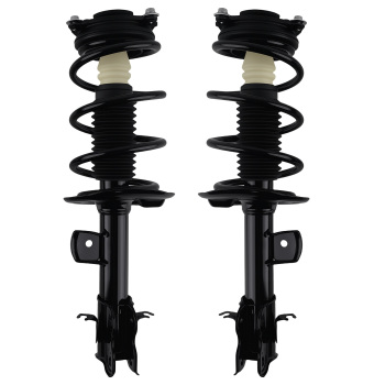 Pair Front Complete Struts w/Coil Springs compatible for Nissan Juke AWD 2011-2017