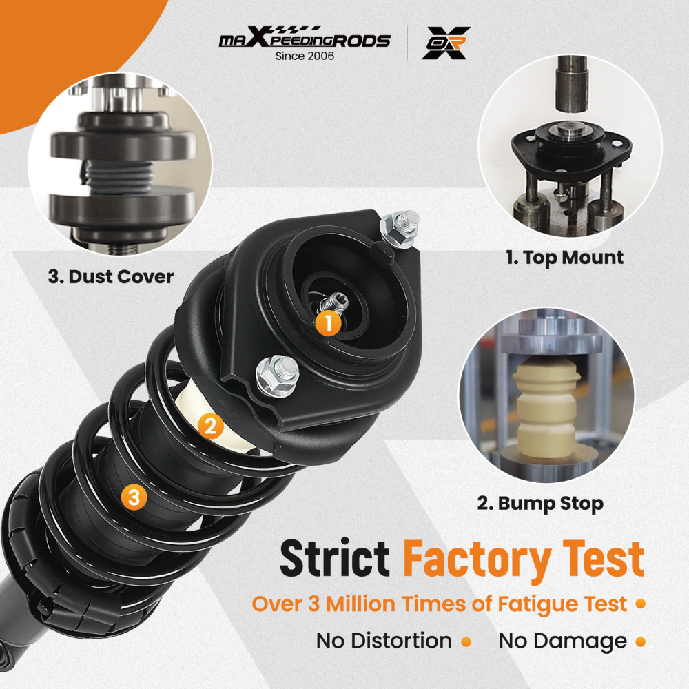 Pair Rear Struts with Coil Springs Assembly for 2010 2011 2012 compatible for Subaru Legacy