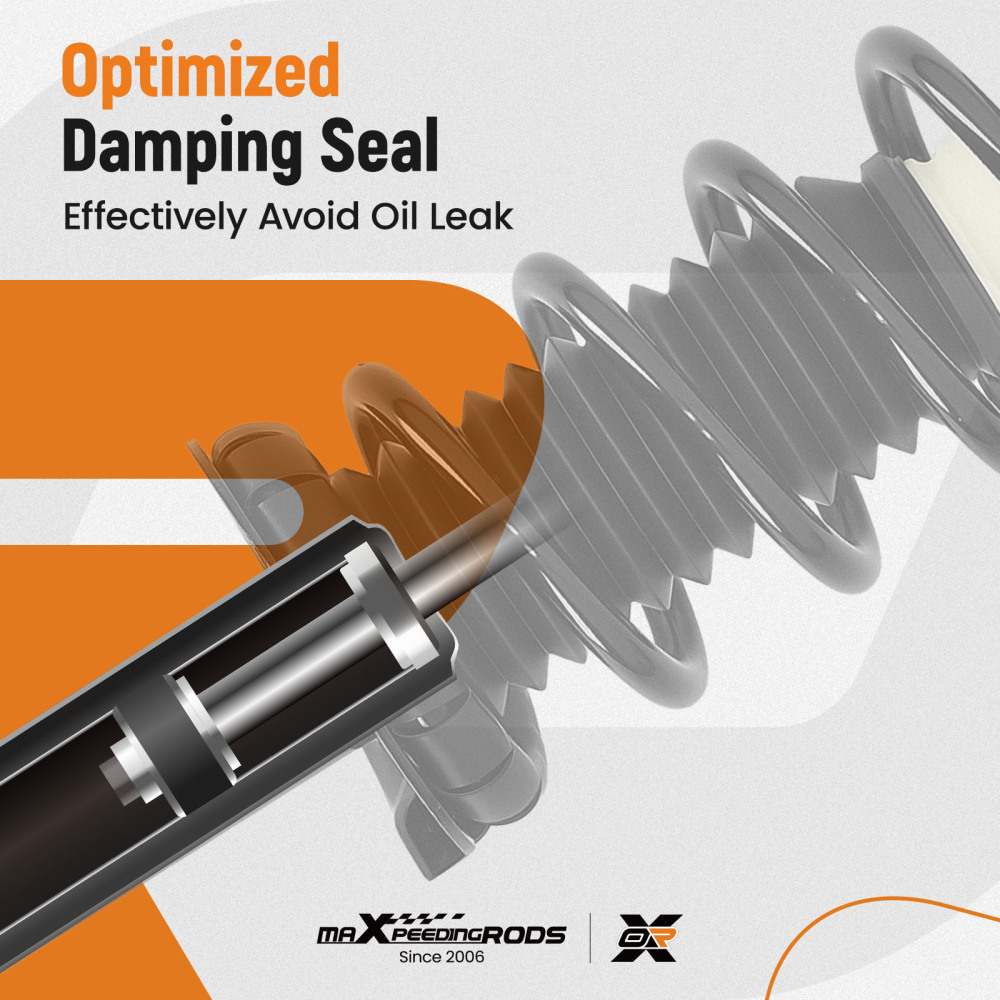 Pair Rear Struts with Coil Springs Assembly for 2010 2011 2012 compatible for Subaru Legacy