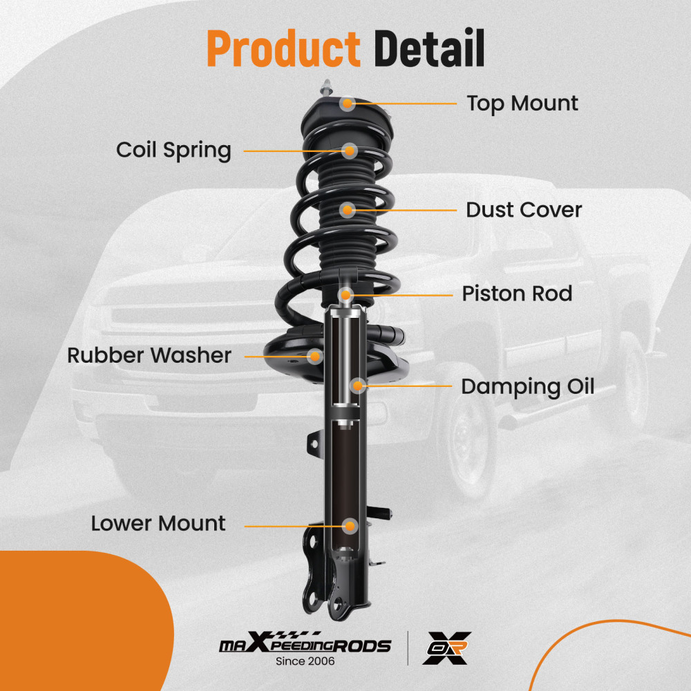 FrontRear Complete StrutsCoil Springs compatible for Lexus Rx300 1999-2003 AWD