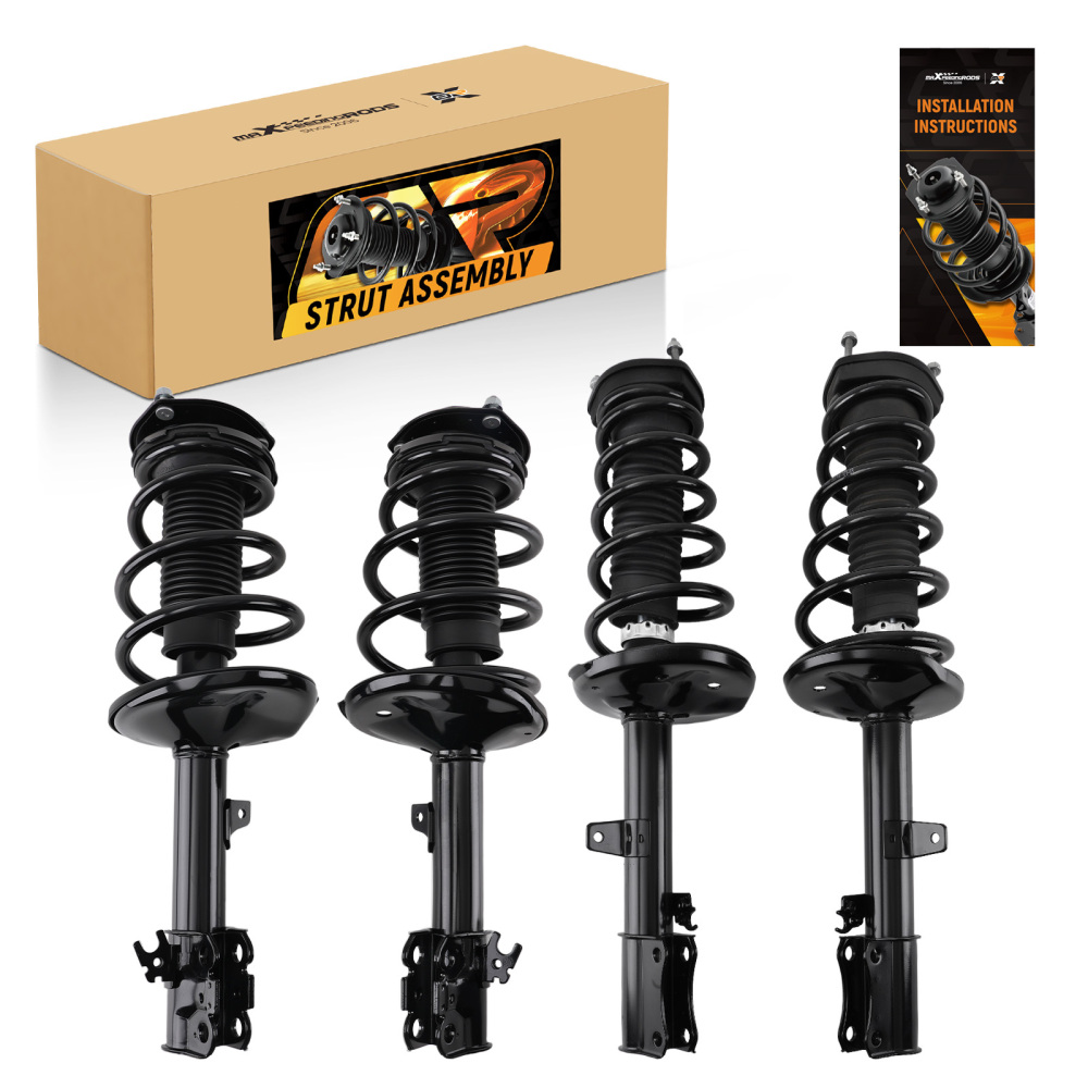 4x Front + Rear Struts w/Coil Spring compatible for Lexus Rx300 1999-2003 compatible for FWD 3.0L