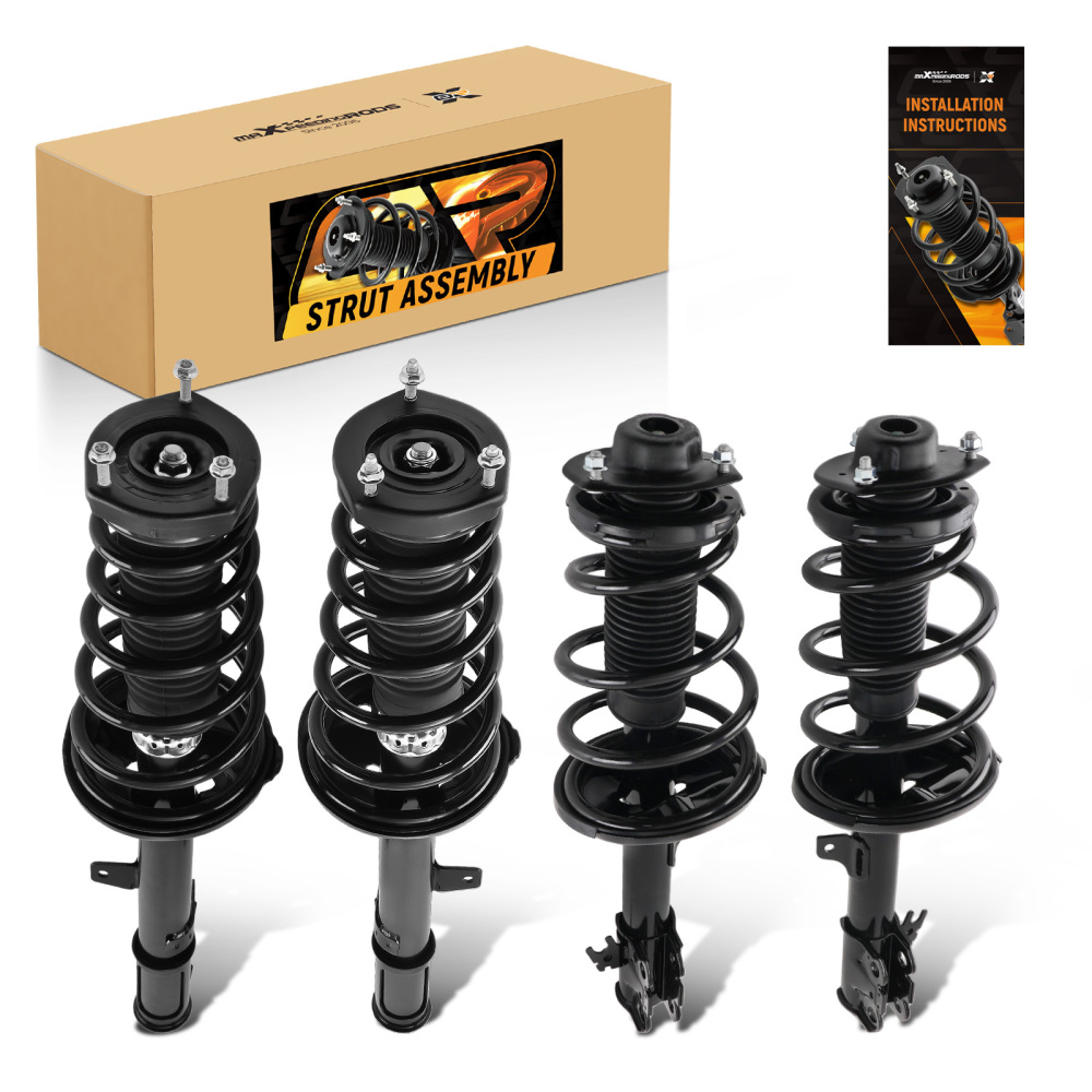 4x Front + Rear Struts w/Coil Spring compatible for Lexus Rx300 1999-2003 compatible for FWD 3.0L