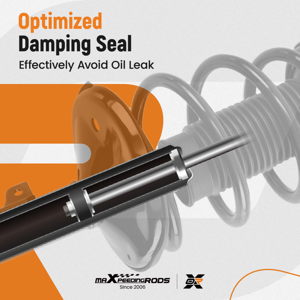 4x Front + Rear Struts w/Coil Spring compatible for Lexus Rx300 1999-2003 compatible for FWD 3.0L