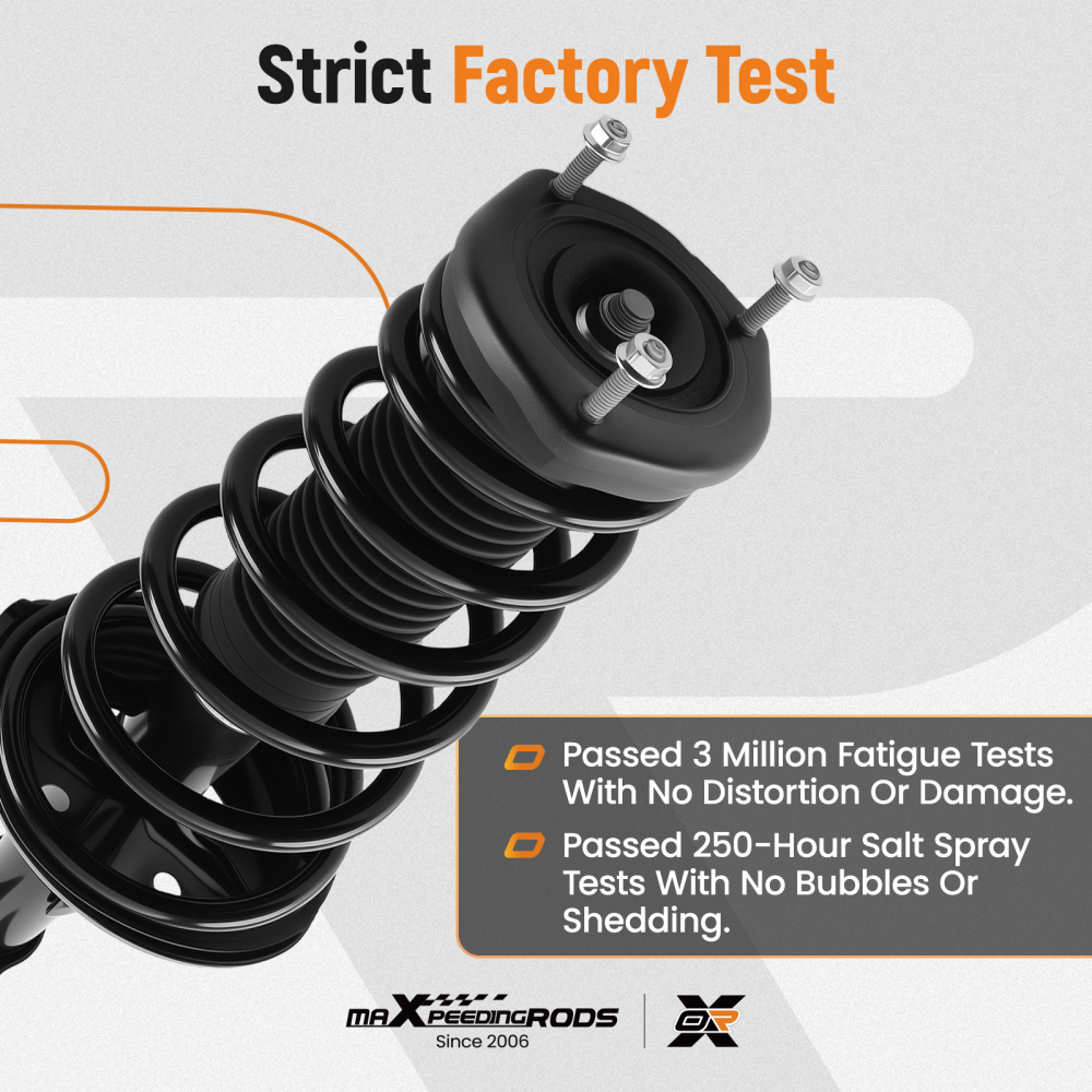 MaXpeedingrods Rear Pair Complete Struts w/ Spring for 1999-2003 compatible for Lexus RX300 compatible for FWD