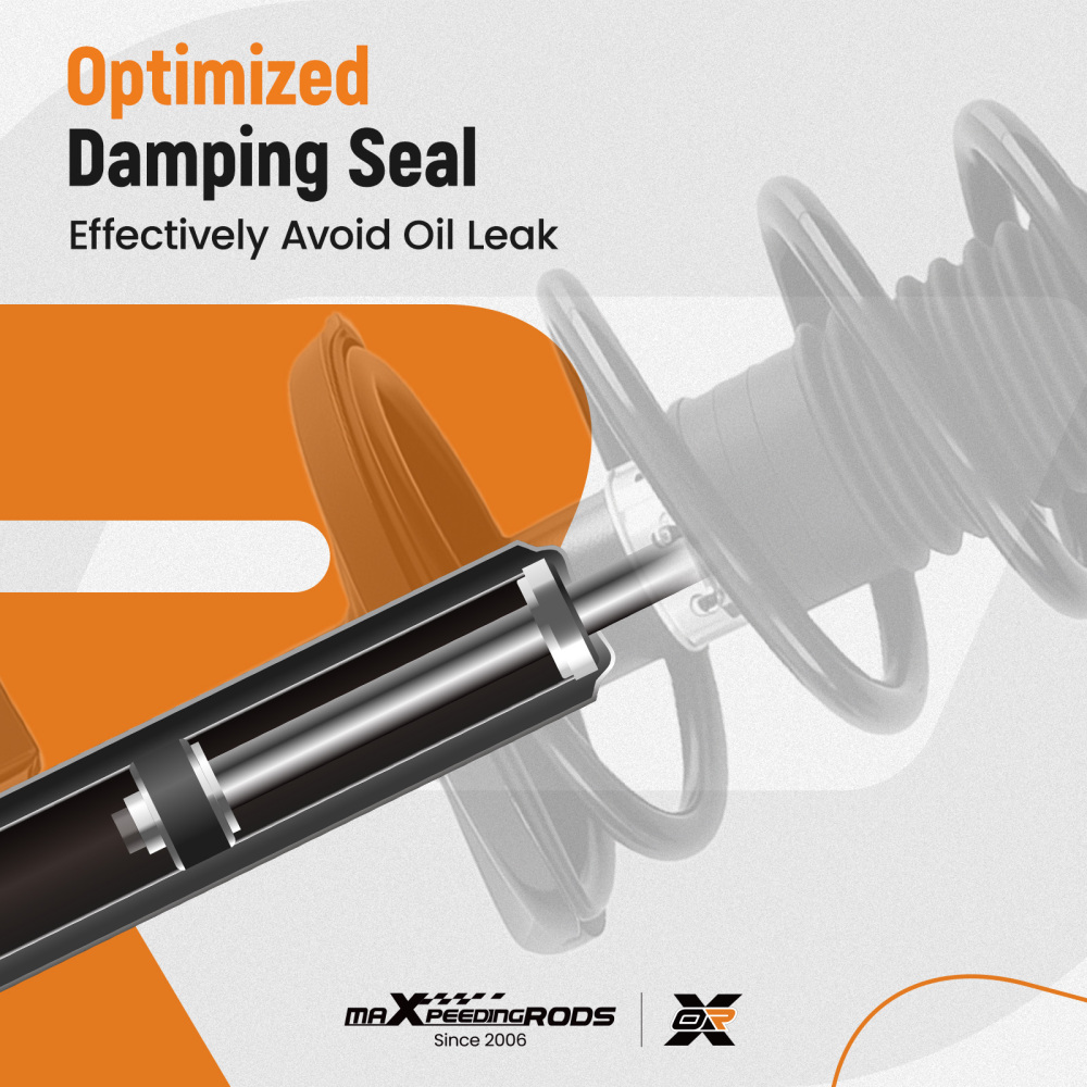 MaXpeedingrods Rear Pair Complete Struts w/ Spring for 1999-2003 compatible for Lexus RX300 compatible for FWD