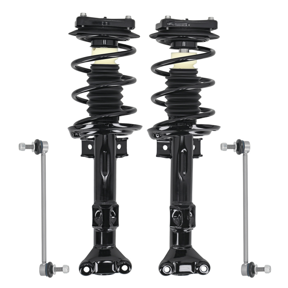 Front Suspension Shock AbsorbersSway Bar Kit compatible for Mercedes-Benz C230 2008-2009