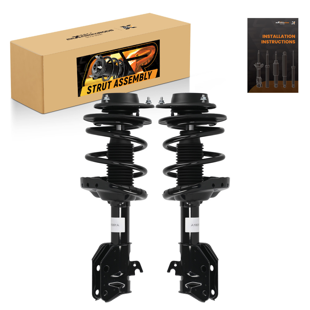 Pair Complete Front Struts w/ Coil Spring compatible for Subaru Impreza 2011-2014 WRX 2.5L