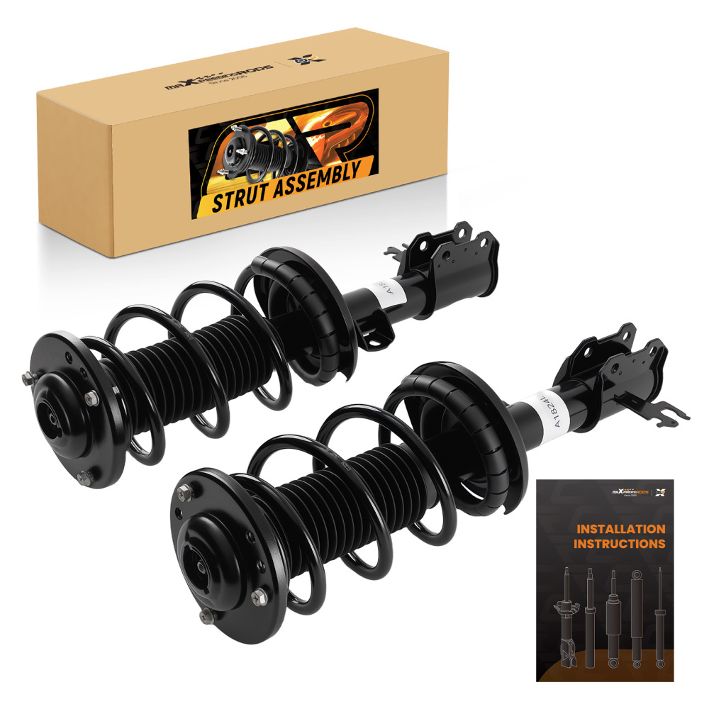 Complete Front Struts Shocks w/ Coil Spring compatible for Saab 9-3 2003 2004 2005 L4 2.0L