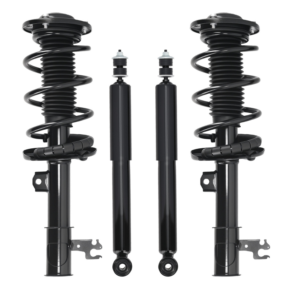 Front StrutsRear Shock w/ Coil Spring Assembly compatible for Saab 9-3 2003-2005 L4 2.0L