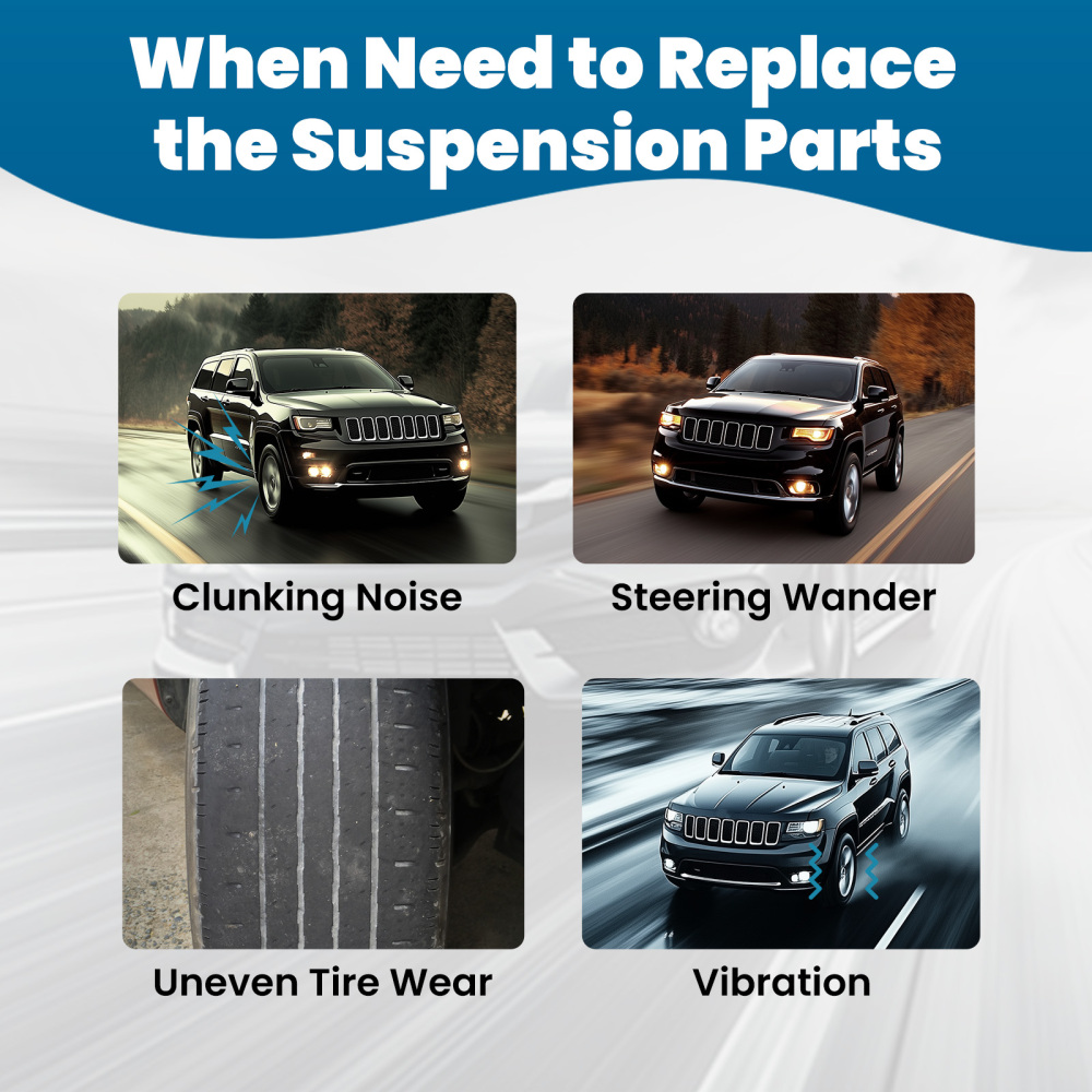 MaXpeedingrods Front Struts + Control Arms compatible for Dodge Durango 2011-2015 911304