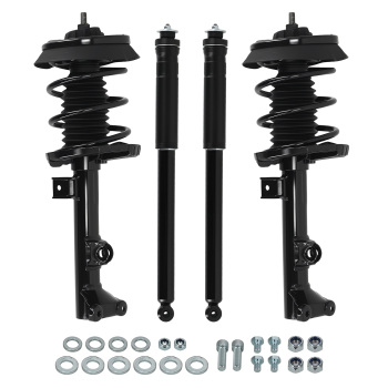 4pcs Suspension Rear Front Struts Assembly compatible for Mercedes-Benz CLK350 2006-2009