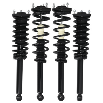 Set 4 FrontRear Quick Complete Struts Coil Spring For 2001-2006 compatible for Lexus LS430