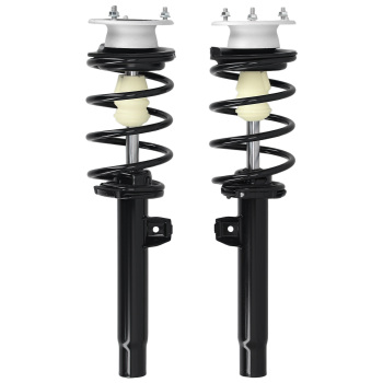 Rear Front Complete Struts w/Coil Springs compatible for BMW 128i 2008-2013 172314