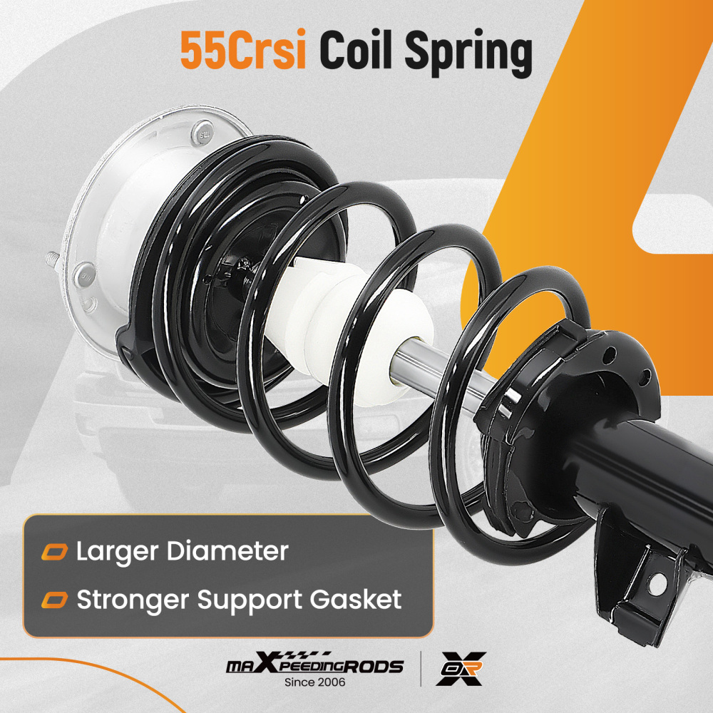 MaXpeedingrods Front Rear Struts w/Sway Bar Links compatible for BMW 135i 2008-2011