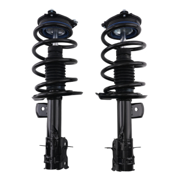 Pair Front Complete Struts w/Coil Springs compatible for Chevrolet City Express 2015-2018