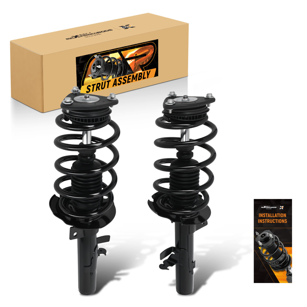 2x Complete Front Struts ShockCoil Springs compatible for Ford Transit Connect 2014-2016