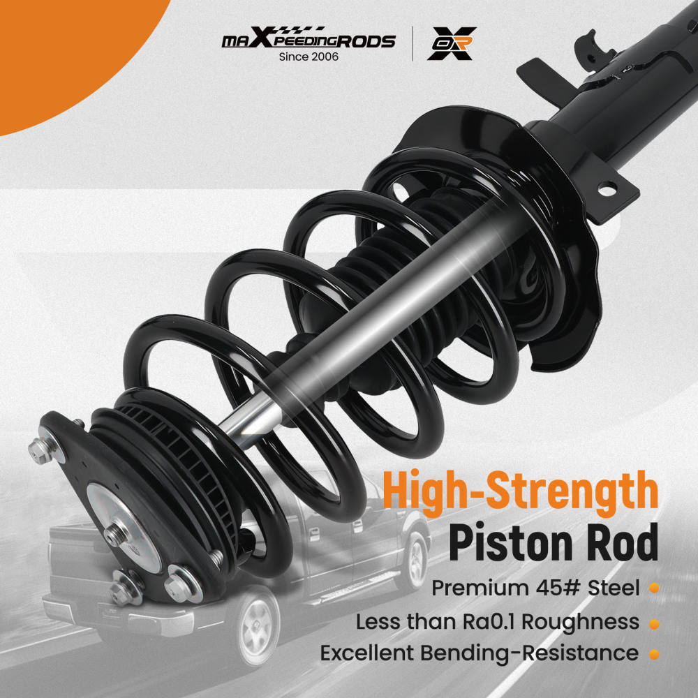 2x Complete Front Struts ShockCoil Springs compatible for Ford Transit Connect 2014-2016