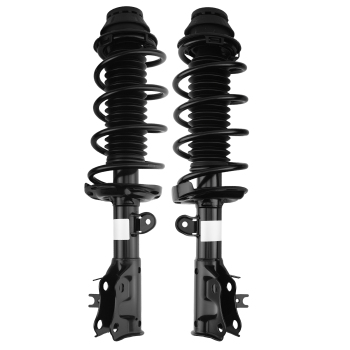 Pair Front Complete Struts w/Coil Springs compatible for Honda HR-V 2016-2022 compatible for FWD L4 1.8L