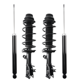 Front Rear Complete Struts w/Coil Springs compatible for Honda HR-V 2016-2022 AWD L4 1.8L