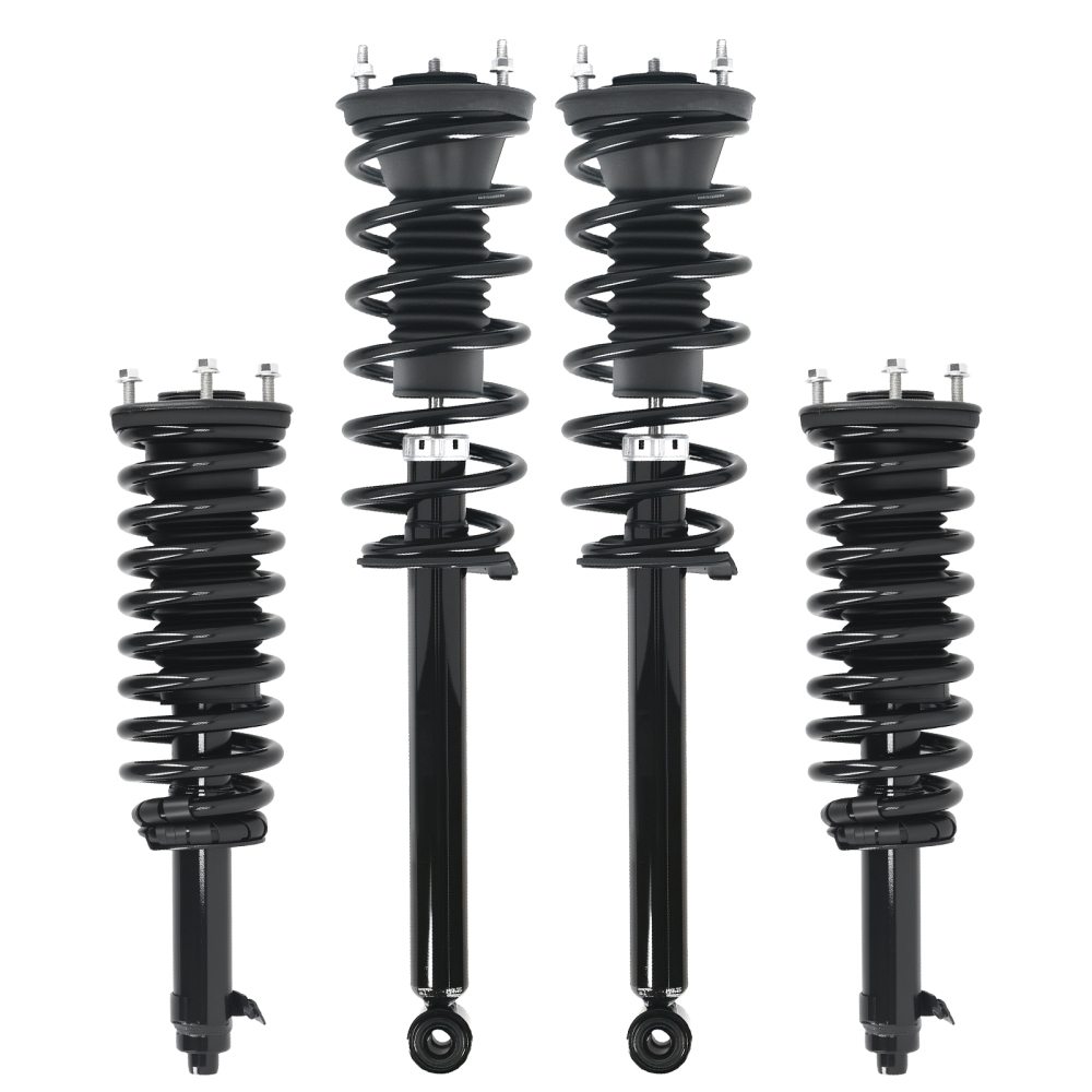 Set 4 FrontRear Complete Struts Coil Spring For 2009-2017 compatible for Lexus LS460 AWD
