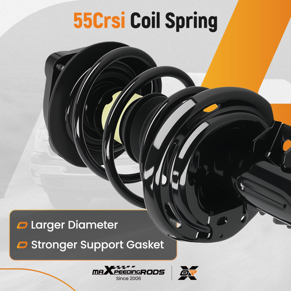 2pcs Front Struts w/Coil Springs Assembliy compatible for Mercedes-Benz C300 2008-2014