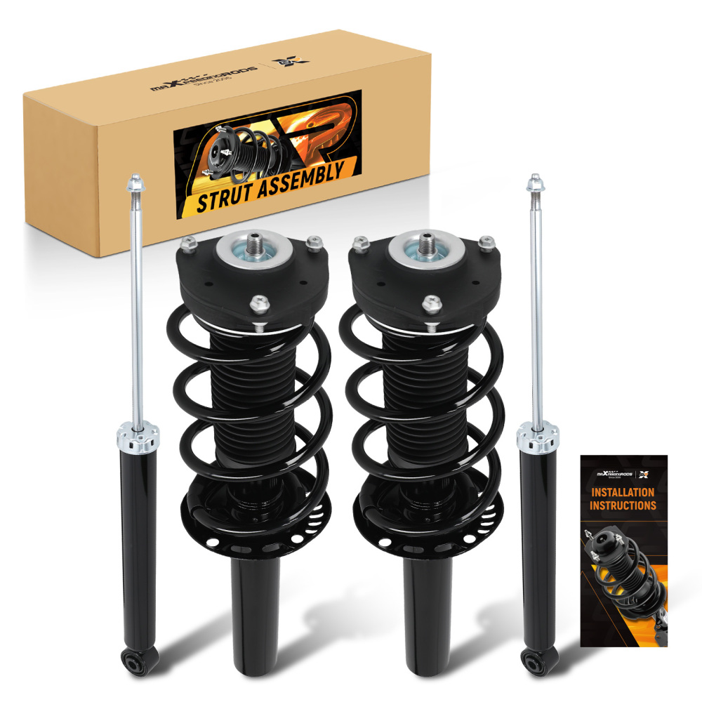 maXpeedingrods Front Rear Struts Assembly compatible for VW Tiguan 2009-2017 2.0L 1335957