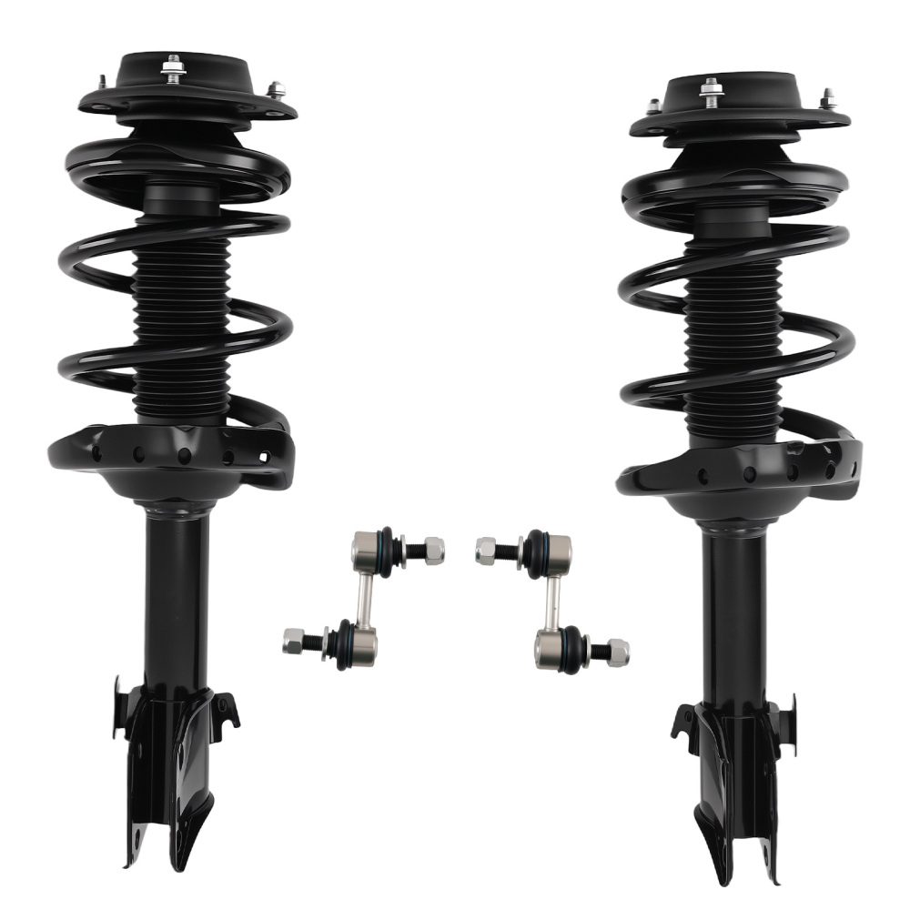 4PCS Front Struts w/ Coil Spring Sway Bars Kit for 2013-2017 compatible for Subaru XV Crosstrek
