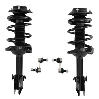 4PCS Front Struts w/ Coil Spring Sway Bars Kit for 2013-2017 compatible for Subaru XV Crosstrek