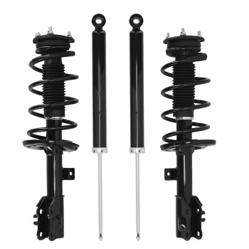 Front Rear Complete Struts w/ Coil Springs for 2013 - 2014 compatible for Mazda CX-5 2.0L 2.5L