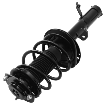 Set 4 Front Struts w/ Coil Springs Sway Bars for 2013-2018 compatible for Lexus ES300h ES350