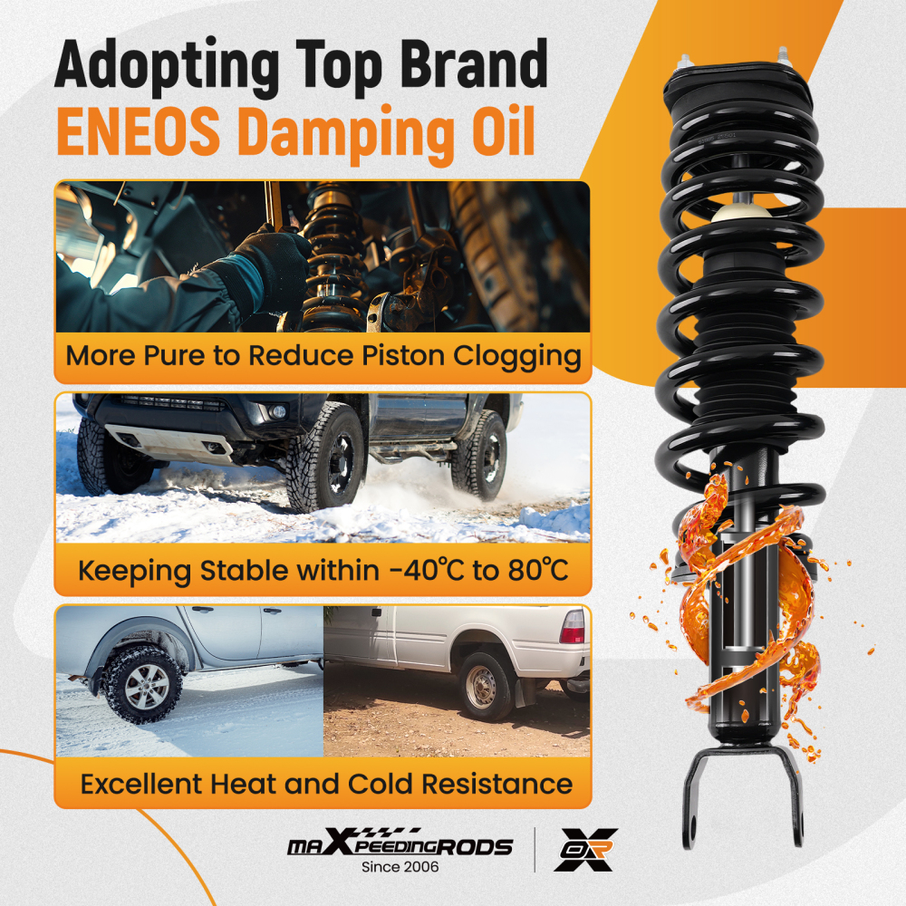 maXpeedingrods Front Strut Rear Shock Kit for Dodge Ram 1500 2009-2010 Ram 1500 2011-2018