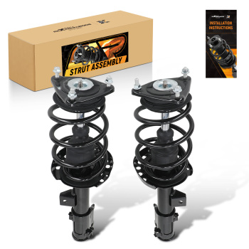 2x Complete Front Struts ShockCoil Springs Assembly compatible for Kia Soul 2014-2019
