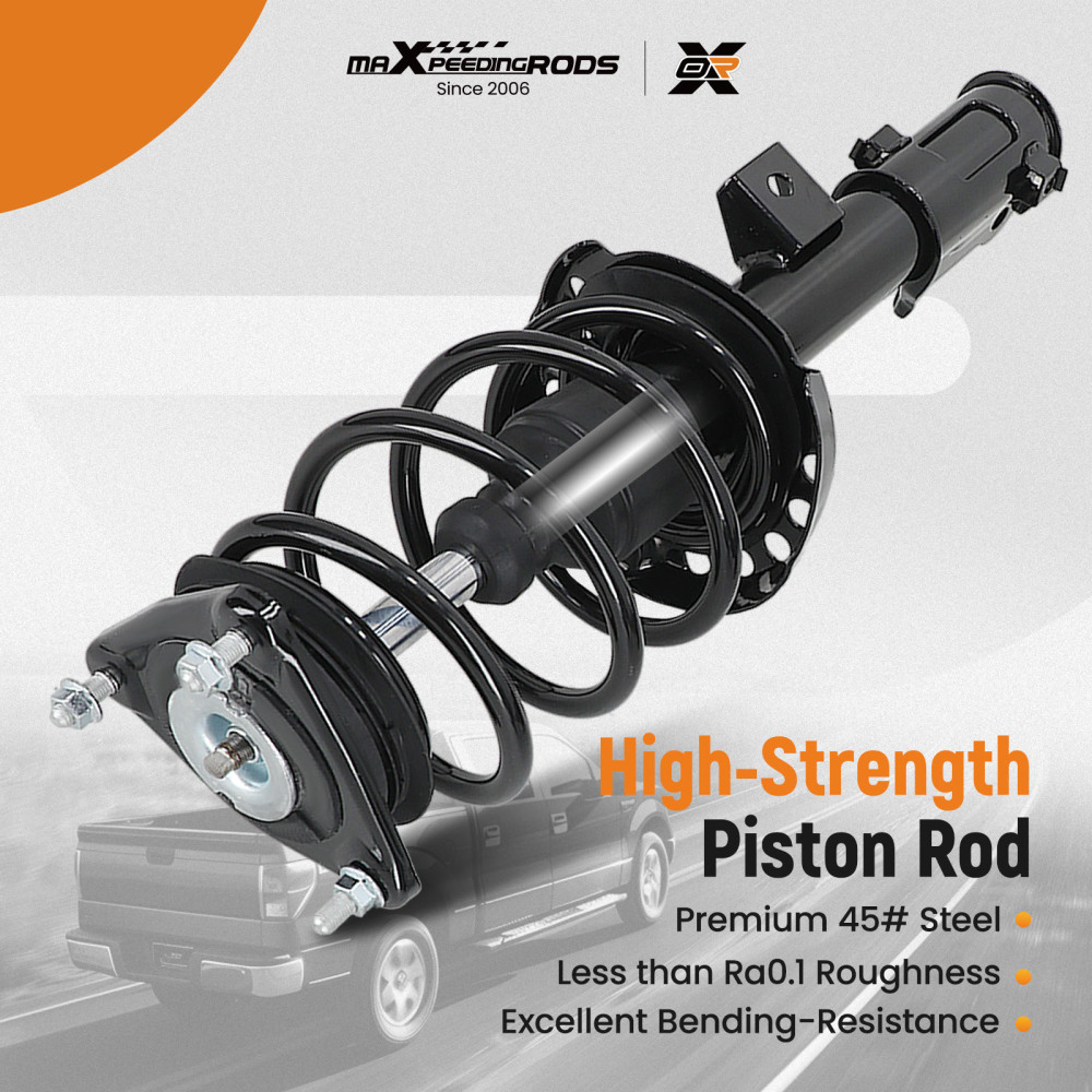 2x Complete Front Struts ShockCoil Springs Assembly compatible for Kia Soul 2014-2019