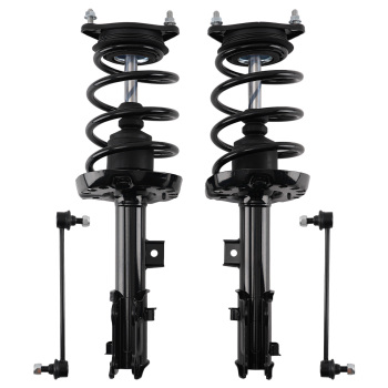 MaXpeedingrods Front Struts w/Sway Bar Links compatible for Kia Soul 2014-2019 183066