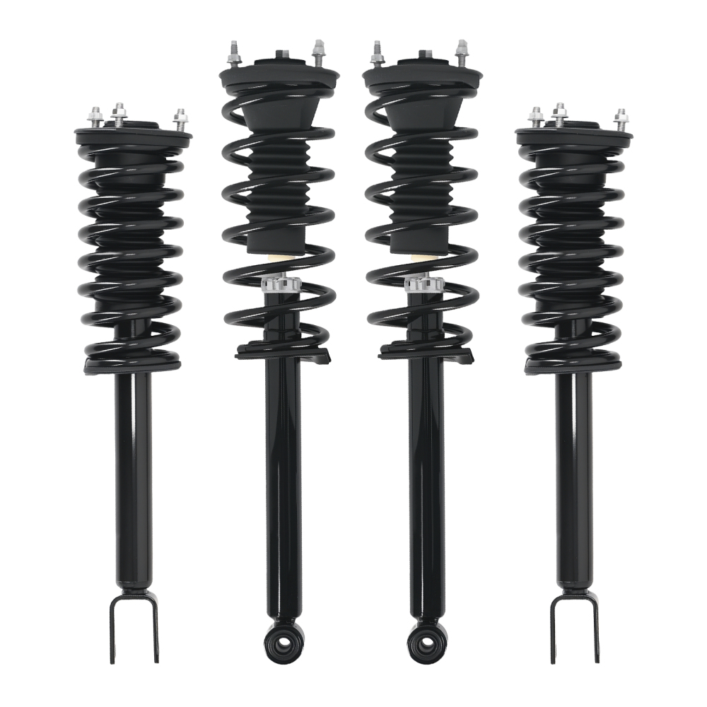 Set 4 Front Rear Quick Complete Struts Coil Spring For 2007-2017 compatible for Lexus LS460 RWD