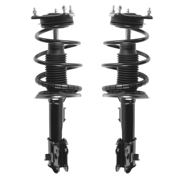 2pcs Front Left + Right Strut Spring compatible for Kia Forte compatible for FWD 2014-2018 1333509L