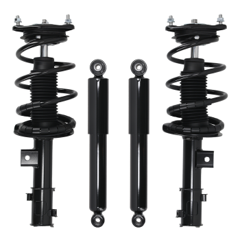 Front Rear Complete Shocks Struts Coil Spring compatible for Kia Forte compatible for FWD 2014-2018