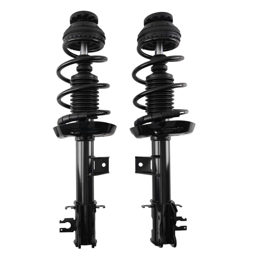 2pcs Front Left + Right Strut Spring compatible for Fiat 500 2012-2017 1.4L 1333710L