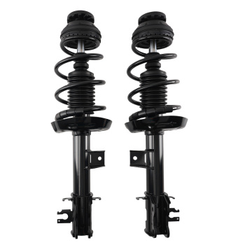 2pcs Front Left + Right Strut Spring compatible for Fiat 500 2012-2017 1.4L 1333710L