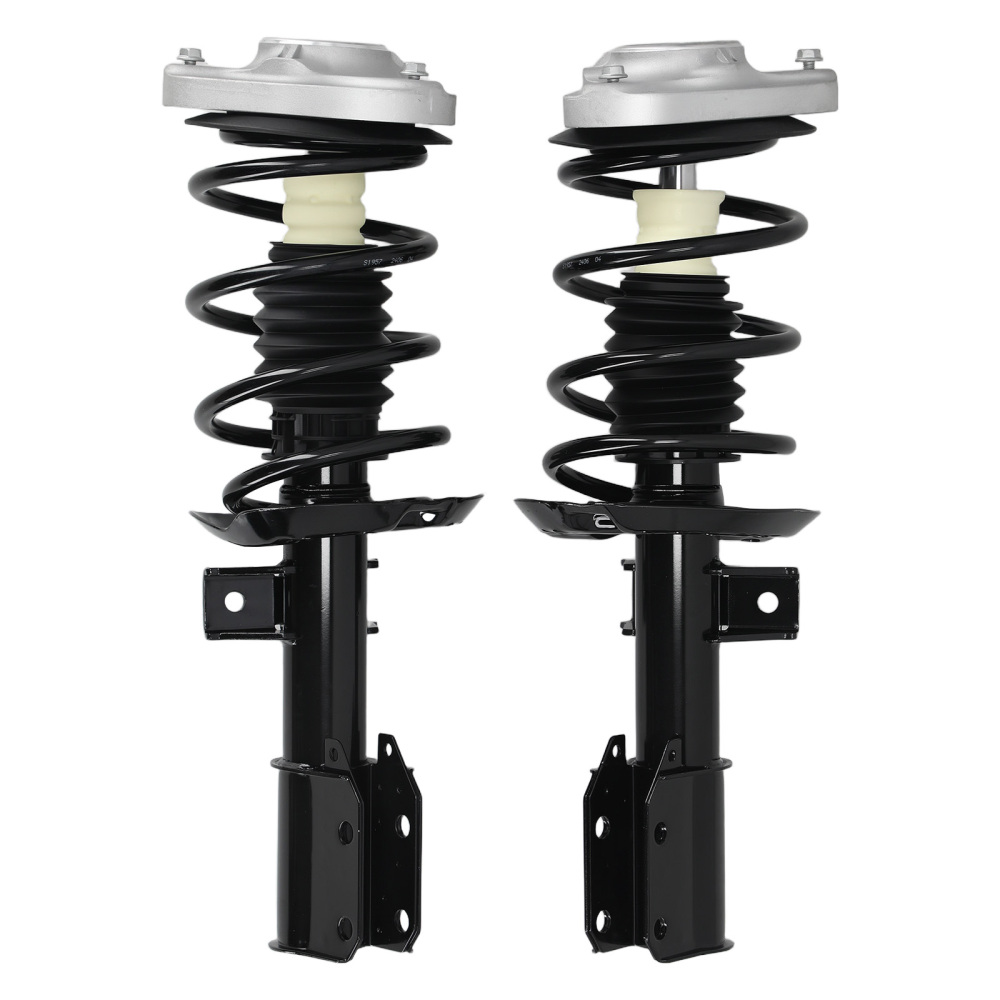 Pair Front Complete Struts w/Coil Springs compatible for Mercedes-Benz E250 2014 - 2016
