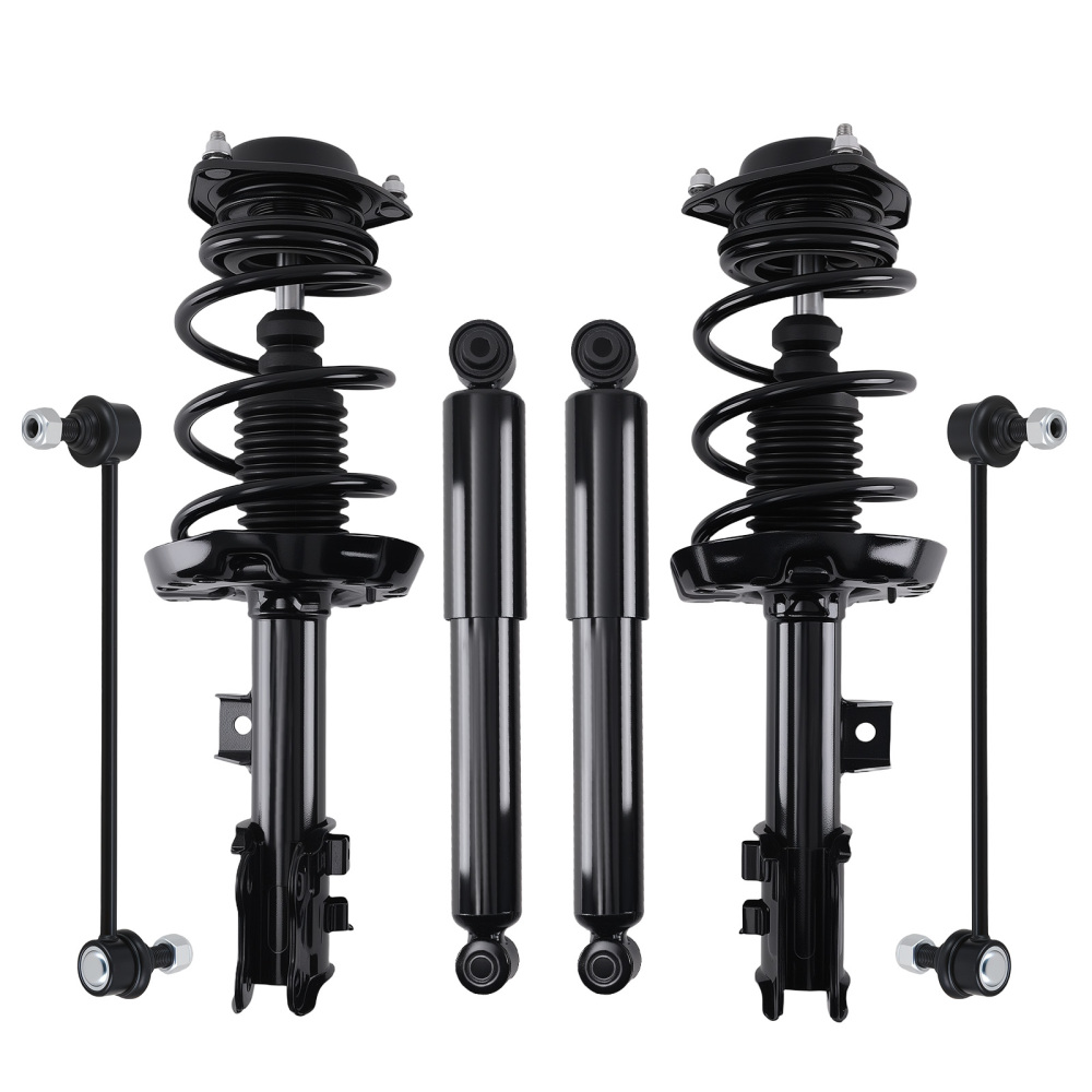 6pcs Suspension Rear Front Struts Assembly compatible for Hyundai Veloster 2013-2017