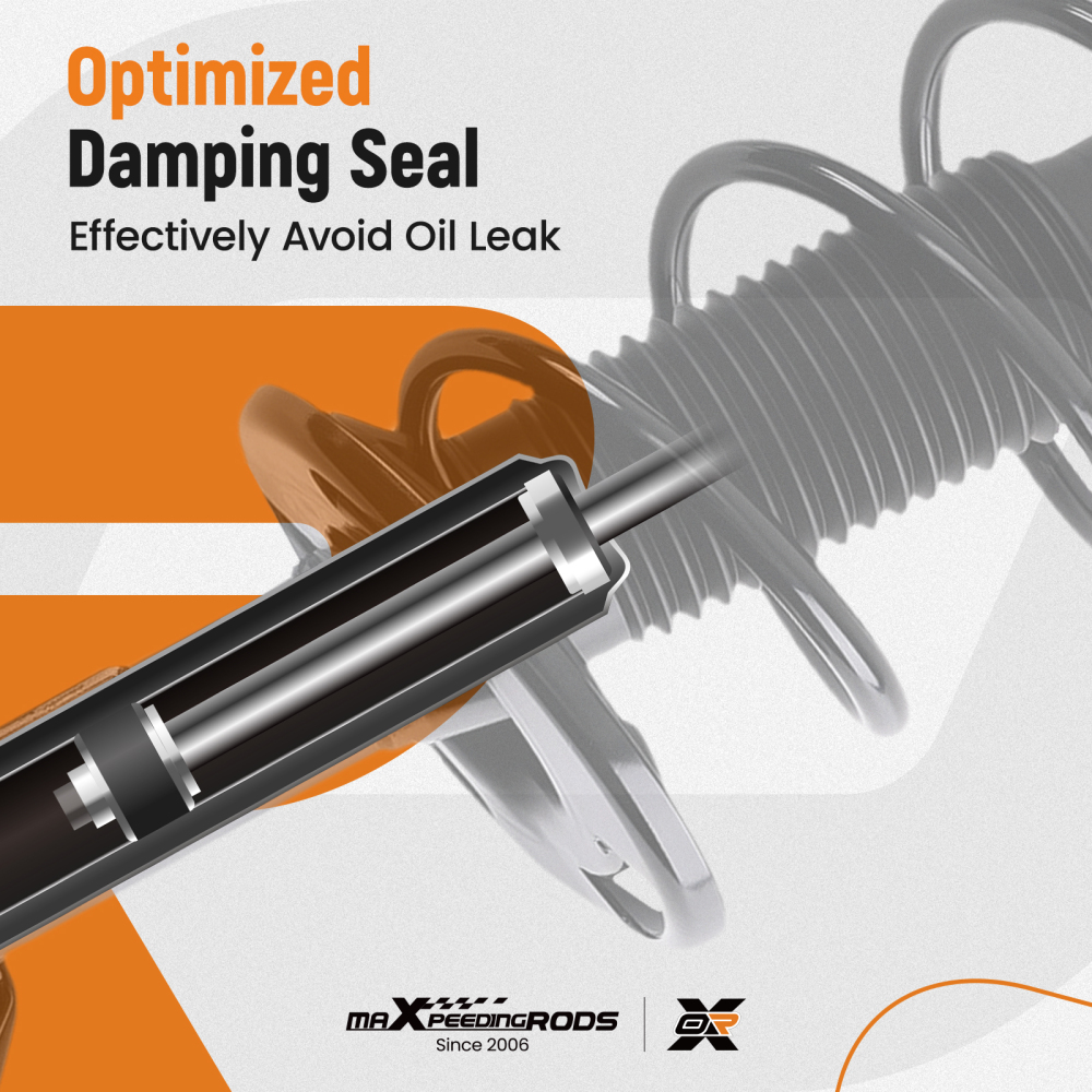 Front Struts w/Springs Suspension compatible for Mazda CX-3 2.0L L4 2016-2021 13821