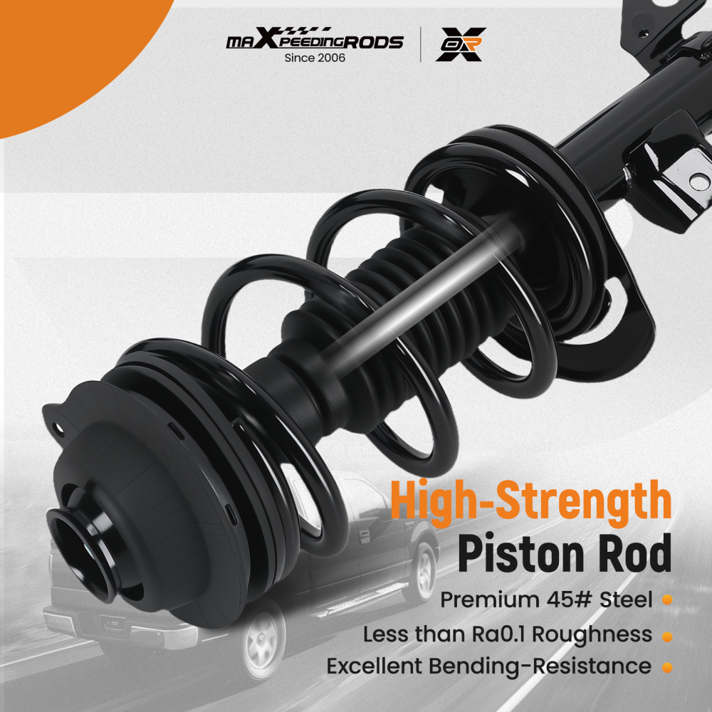 Front Rear Complete Shocks Struts Coil Spring compatible for Jeep Cherokee 2014-2018